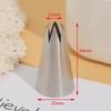 Stainless Steel Cake Nozzle Tube Head Diy Pastry Puff Skirt Icing Piping Nozzles Cake Decorating Supplies Baking Tools