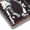 1pc Punk Metal Sign Oi! Oi! Black & Red Iron Poster, Rock Wall Decor for Garage Bar Home, Sturdy 2D Flat