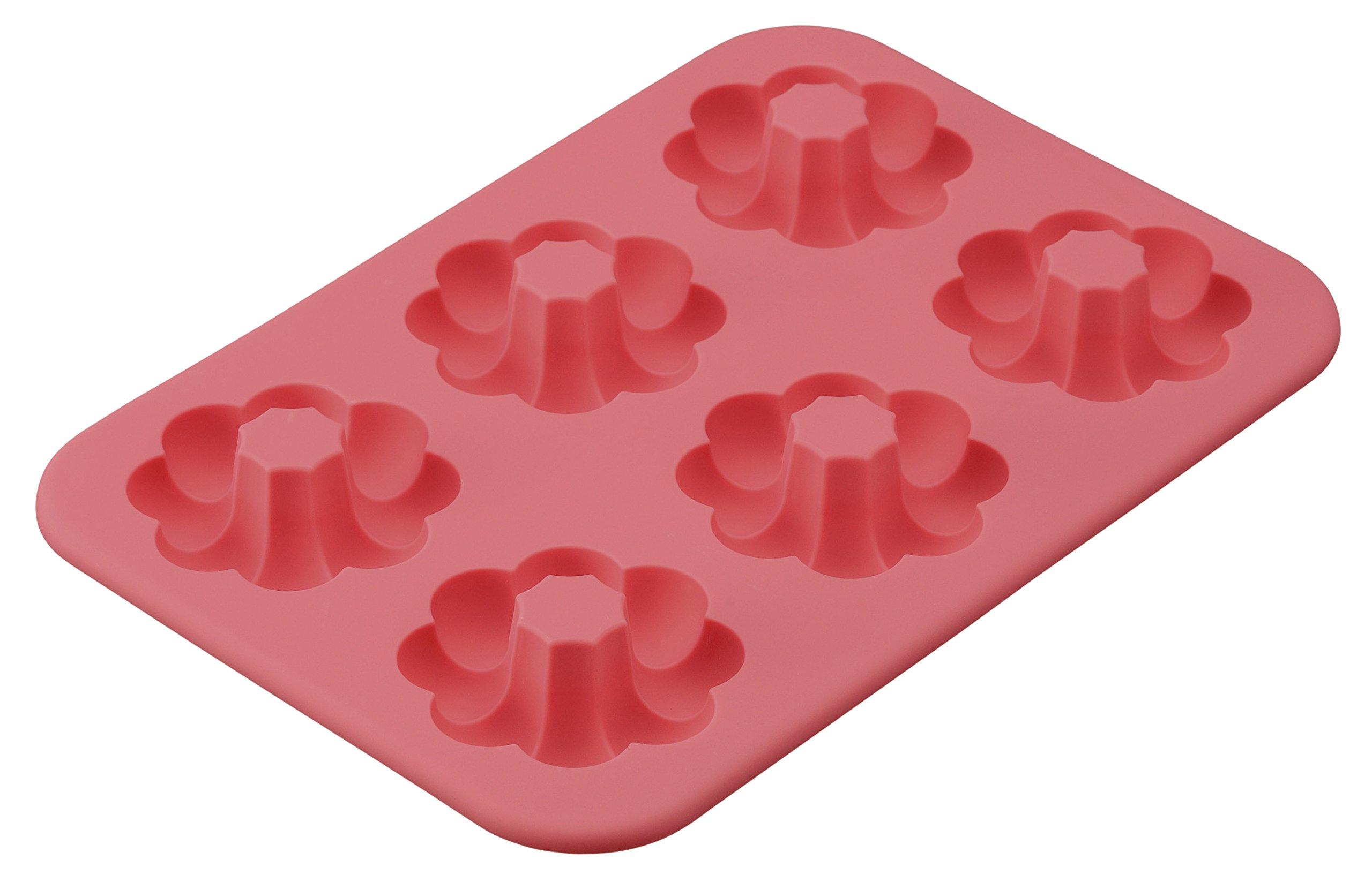 

Kai Corporation Silicone Donut 6 260 x 180 x Silicone WDC1001 Mold, Ponde, Cavities, DL-6246, 29mm, Pink, Rubber, China,