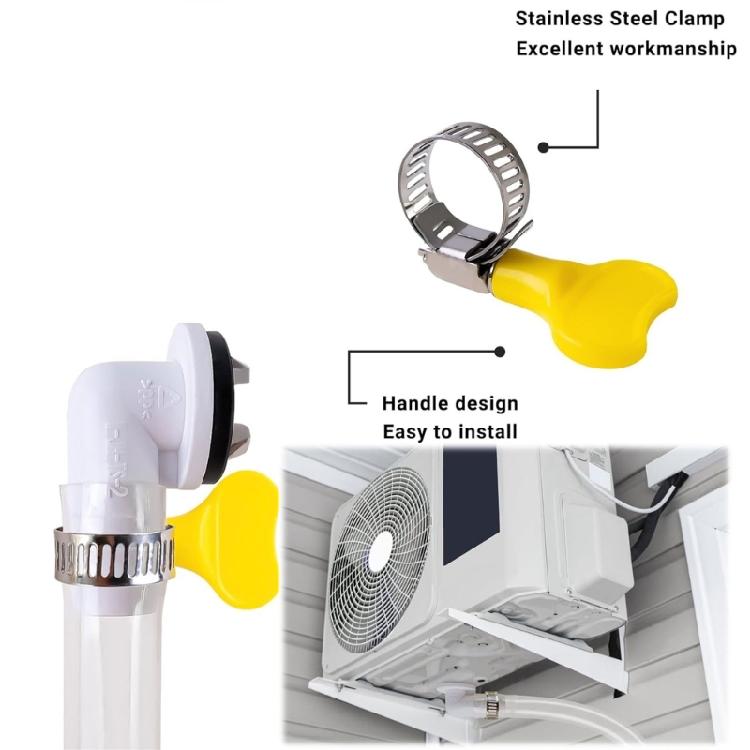 Mehrzweck-Kondenswasserablaufleitung mit Adapter Kleines Split-Klimaanlagen-Ablaufset für verschiedene Klimaanlagen