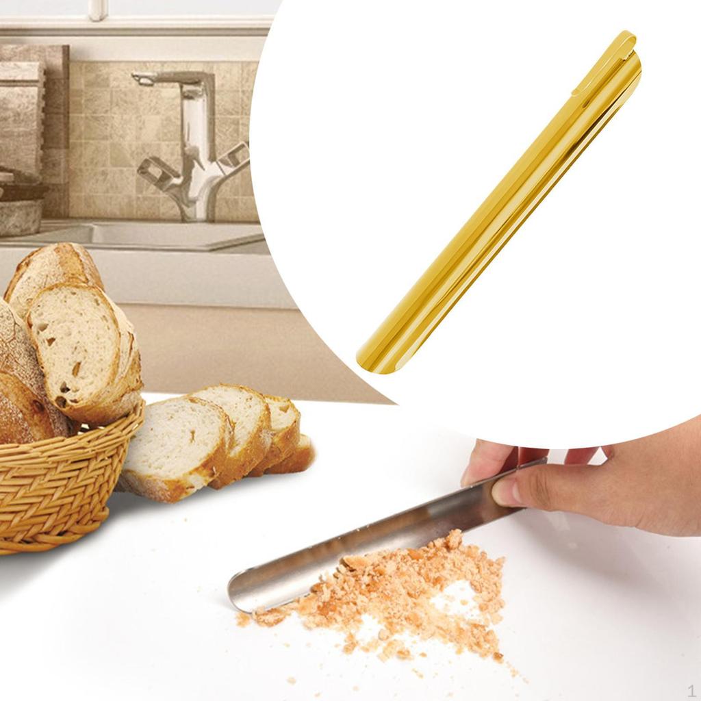 Nerezová lopatka na drobky Nástroj na chléb Odstraňovač zbytků jídla Čisticí čepel pro pekárnu