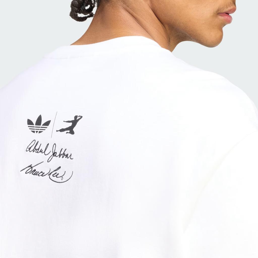 Adidas Originals Hot Shot Graphic Loose Fit Crew Neck Short Sleeve T-Shirt Unisex Tops JZ7907