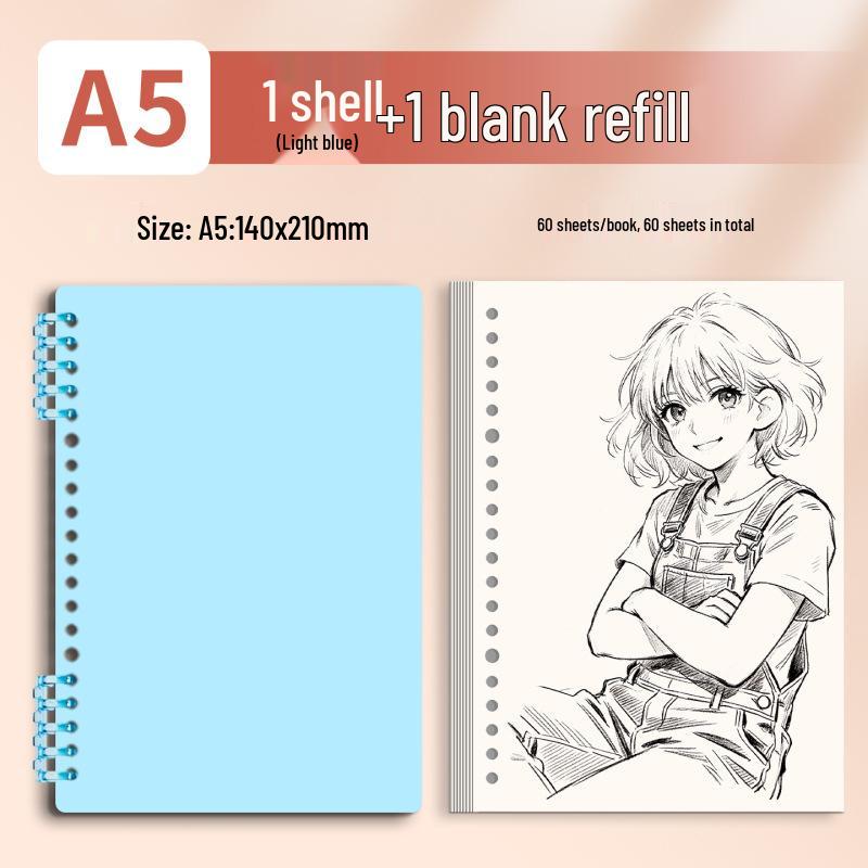 Morandi Detachable Student Sketchbook - Thick, Comfortable, Colorful Art Drawing Pad