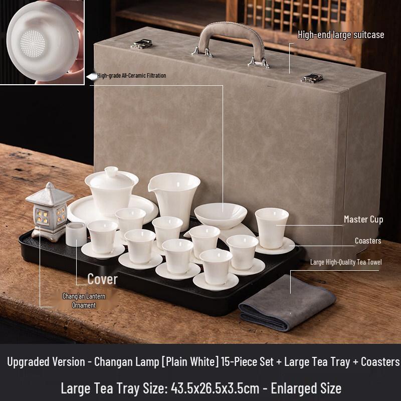 Ru Han Chang an Lamp Ceramic Tea Set