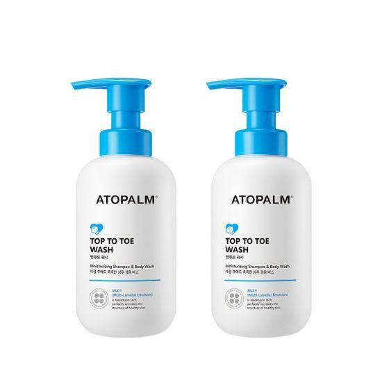 ATOPALM Top-to-Toe All-in-One Wash Gentle Hair & Body Cleanser 300ml x 2