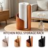 Countertop Design Wooden Paper Towel Holder Freestanding Base Freestanding Paper Roll Holder  Home