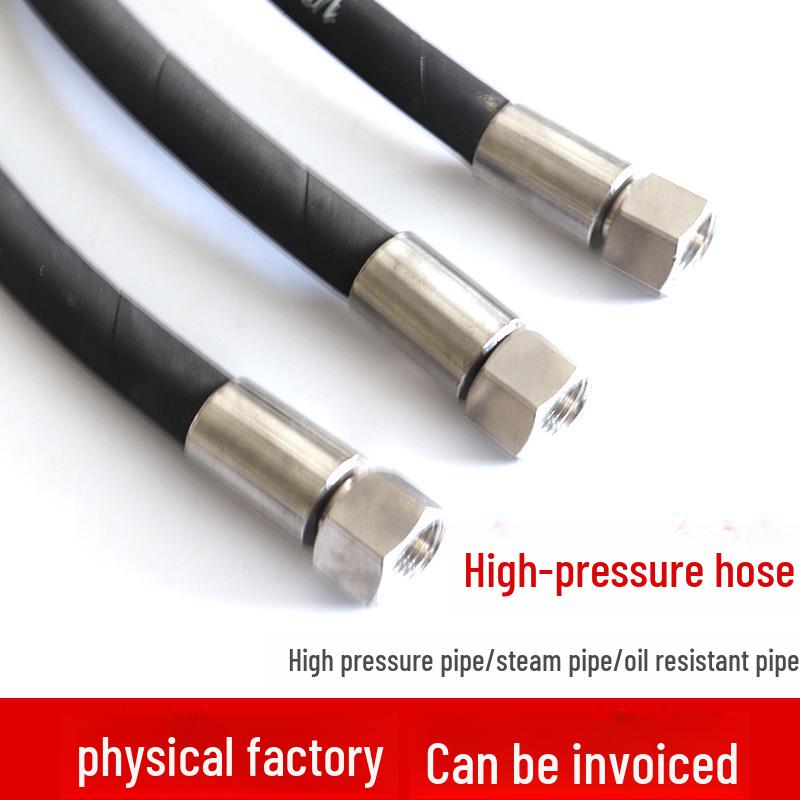 High-Temperature & High-Pressure Steel Wire Braided Steam Rubber Hose