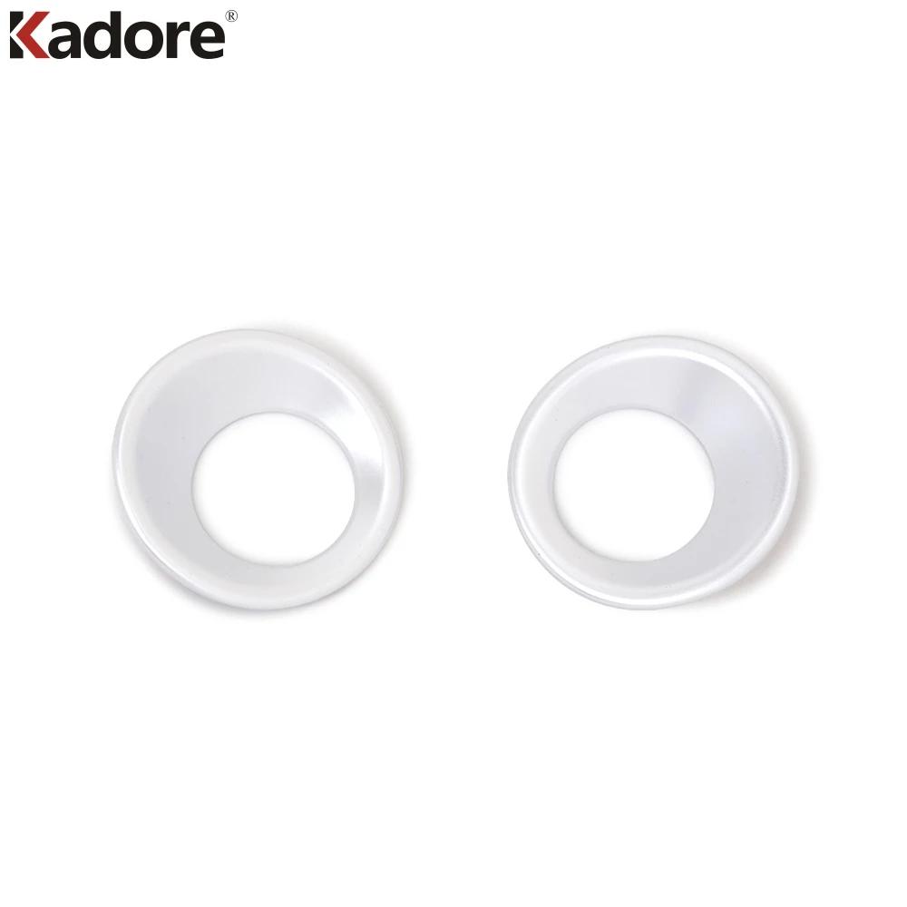 Car Rear Inner Door Audio Speaker Cover Trim For Honda CRV CR-V 2017 2018     Carbon Fiber Interior Accessories ABS Matte