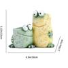 Cartoon Frog Flower Container Cute Frog Succulent Pot Small Frog Planter Ornament for Indoor Plants