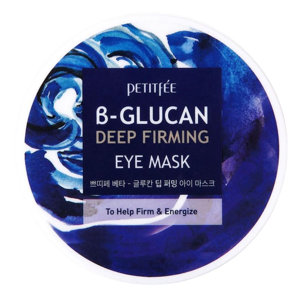 Petitfee Beta Glucan Deep Firming Eye Patch Wrinkle Smoothing Hydrogel Mask 60 Patches (70g)
