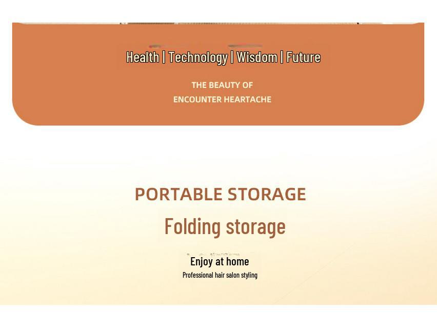 Folding Hair Dryer with Blue Light - Portable, Hot/Cold Settings, Ideal for Home, Salon, Dorm Use