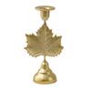 Decorative Vintage Candle Stand Metal Holder, Romantic Candlestick Dinner Table Centerpiece, Retro Style Decor Aged Texture for Wedding Party and Home