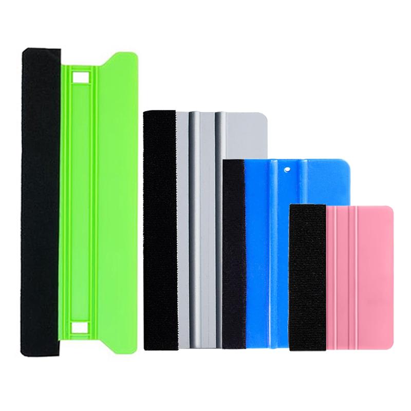 Vinyl Wrap Squeegee Window Film Screen Pretector Squeegee 4 Size Scratch-Free Scraper Tool for Decals Adhesive Vinyl Wallpaper