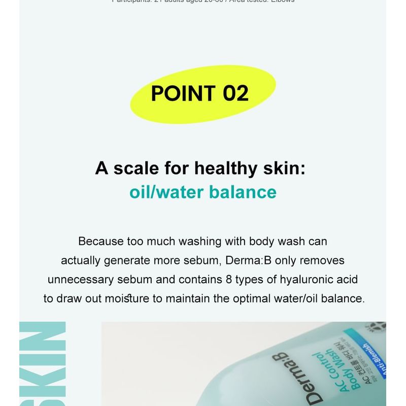 Derma: B - AC Control Body Wash