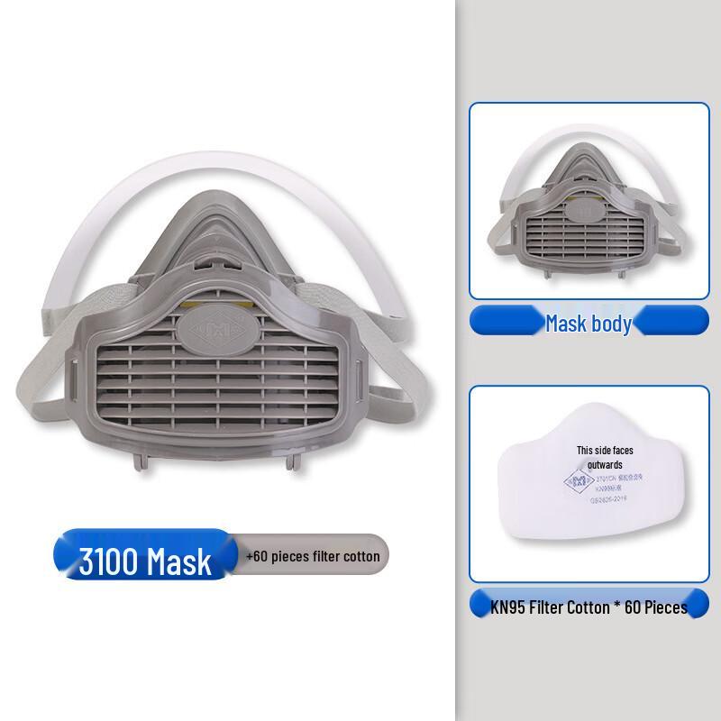 SANSHENG3100 Industrial Dust Mask Kit Universal