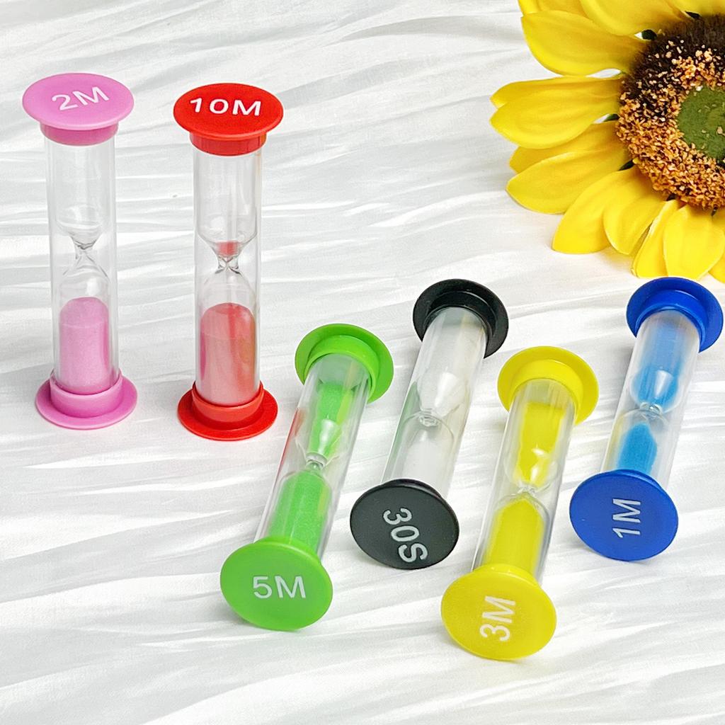 1PC Clessidra Colorata Clessidra Clessidra Timer Sabbia Timer Doccia Timer Lavaggio Denti Decorazioni Casa Bambini
