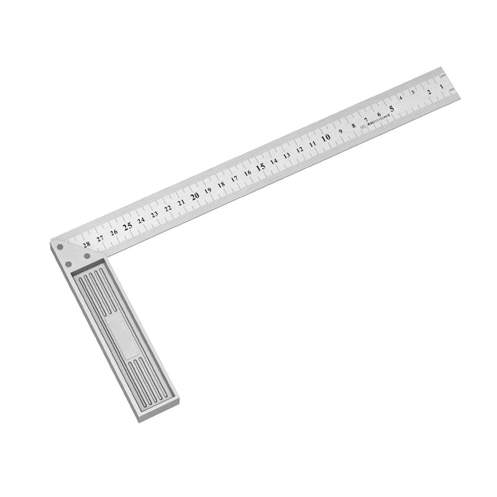 Angles Ruler Square 90 Degree Right L Shaped Ruler Woodworking Protractors Tool