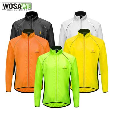 Veste de cyclisme coupe-vent pour équipe de route et vtt, manteau réfléchissant, maillot à manches longues, vêtements de sport respirants