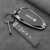 New Zinc Alloy Leather Car Remote Key Case Cover Shell For Great Wall Wey Lanshan Dht-Phev New Energy Auto Keychain Accessories