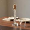 3 Pieces Crystal Candlestick Set Nordic Design Taper Candle Holder Set Decorative Table Centerpiece Elegant Design for Wedding