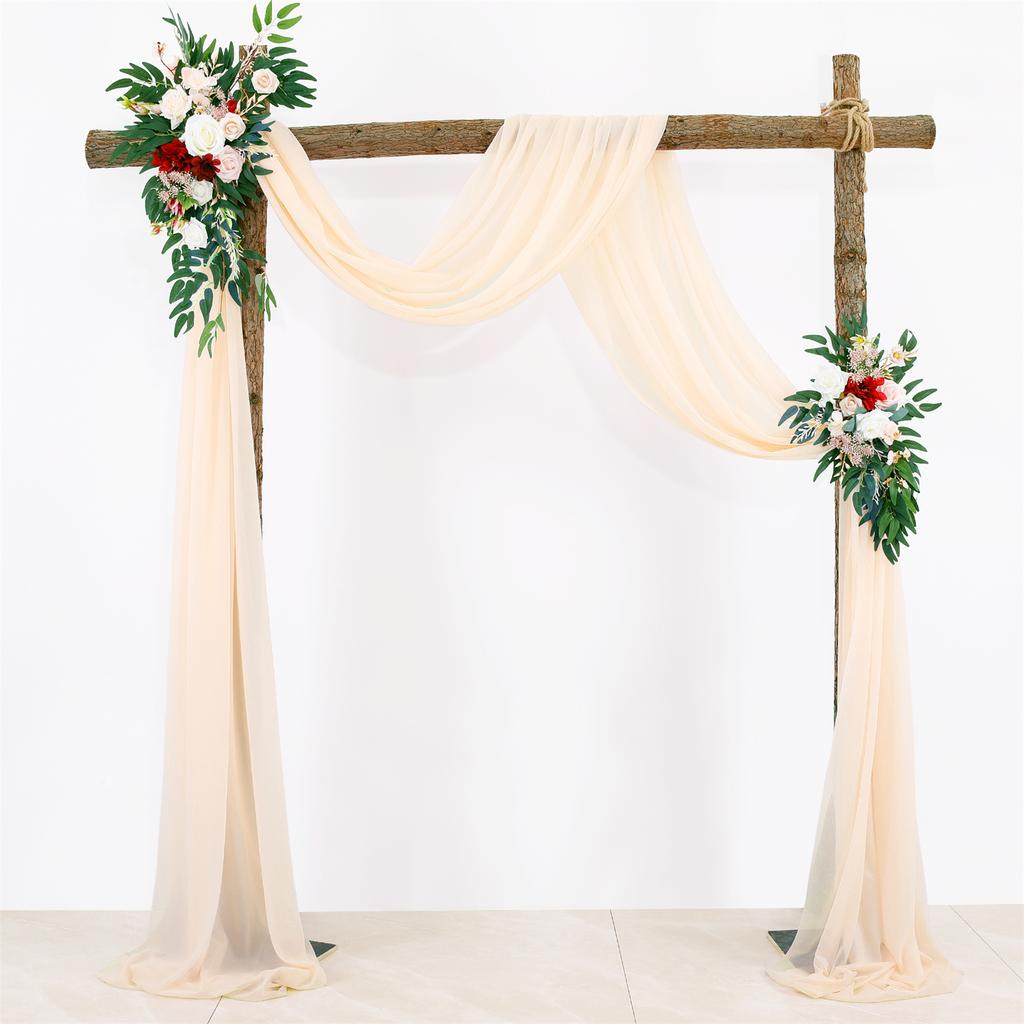 Hochzeitsbogen Dekoration Hochzeitsdekoration Arrangement Drapierung Bogen Hintergrunddrapierung