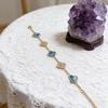 High-end Titanium Steel Four-leaf Clover Bracelet Fashion Classic Women's Zircon Bracelet
