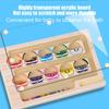 Montessori Magnetic Color Sorting Maze Number Maze Toys Wooden Puzzle Activity Board Fine Motor Toys For Kids 36 Months+