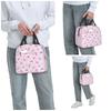 Cartoon Cute Dinosaur Pattern Insulated Lunch Bag for Women Office Cooler Thermal Food Box Tote Portable Lunch Boxes Container