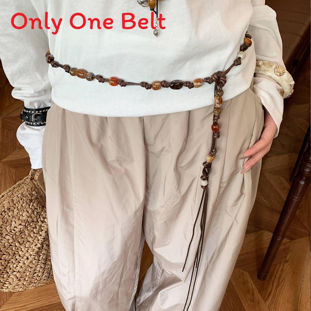 Beaded Waist Belt For Women Handmade Ethnic Fashion Accessory