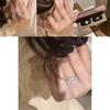 Elegant Oval Zircon Starburst Metal Ring For Women With Unique Vintage Design
