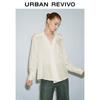 UR Women's Color Block Stripe Long Sleeve Button-Up Shirt