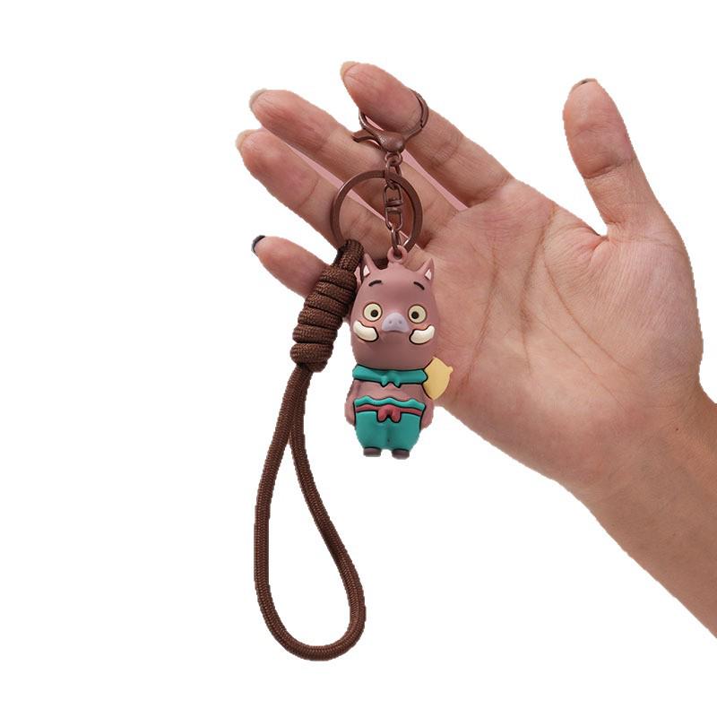 Yokai Anime Keychain Pendant: Cartoon Stray Mountain Doll Accessory & Bag Charm