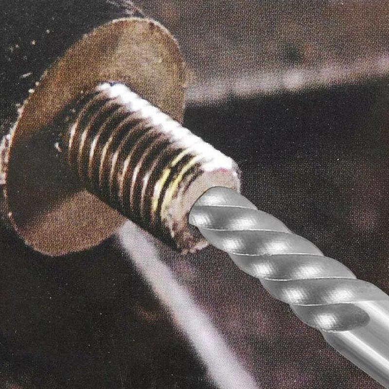 Borsett Kobolt Venstrehånds Tilbehør Knekket Bolt Skadet Skrue Ekstraktorsett Metallkasse Kvalitet Perforeringsverktøy
