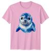 Watercolor Seal TShirt Marine Animal Nature Graphic Gift For Him And Her