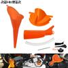 3PCS Motorcycle Crankcase Fill Funnel+Primary Case Oil Fill Funnel+Oil Filter Funnel For Harley Touring Sportster Dyna