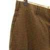 super crease durably pressed 70s 80s Vintage Rocket Talon Check Pattern Long pants Men's Used