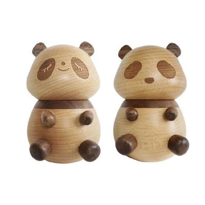 Elegant Wood Panda Toothpick Box User Friendly Wood Panda Toothpick Holder Cute Kitchen Table Display Ornament