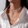 Chic Meerdere Lagen Lange Metalen Kwastjes Ketting Ketting