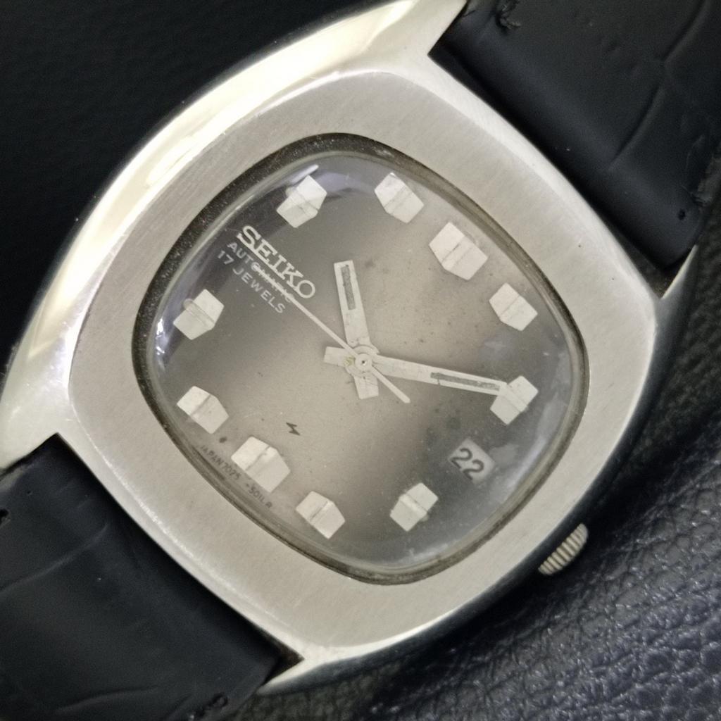 

Seiko 5 АВТОМАТИЧЕСКИЕ ВИНТАЖНЫЕ 6309A ЯПОНИЯ МУЖСКИЕ ОРИГИНАЛЬНЫЙ ЦИФЕРБЛАТ ЧАСЫ a702395-5 R124-a702395