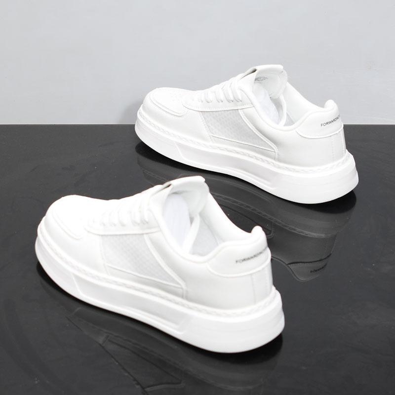 Leather thick-soled heightening casual summer new mesh breathable sports training shoes D2 39