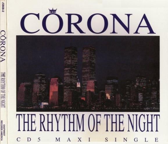 

CD CORONA The Rhythm Of The Night 958082 EastWest Recor 1994 US Dance Electronica Used
