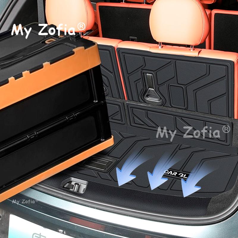 For BYD Sealion 8 TANG L 2025 2026 Car TPE Rear Seat Backrest Protective Pad Trunk Mat Anti-Kick Pad Car Interior Accessories
