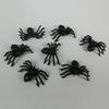 50 Stück Plastik Schwarze Spinne Streichspielzeug Halloween Spukhaus Requisite Dekorationen Weihnachten Kindertag Geschenk 2025