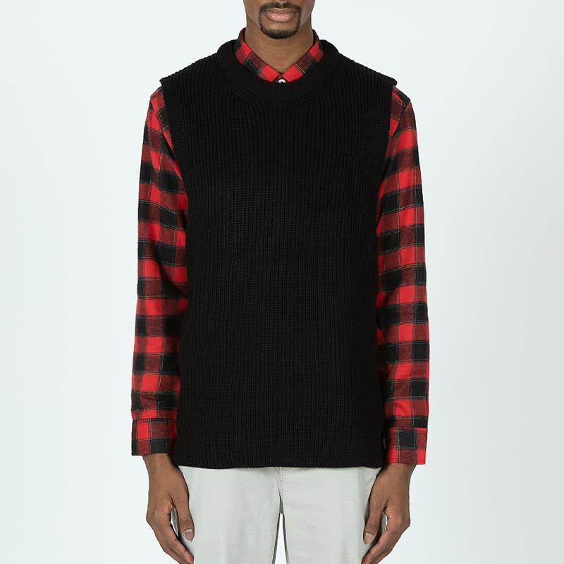 Seuteulaikeu Unknown Knit Vest (Black)
