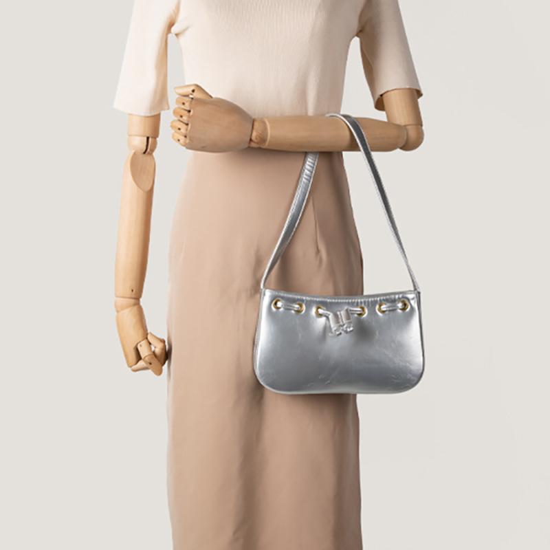 Monochromatic cord women's bags one shoulder bag simple crossbody package versatile women's bags