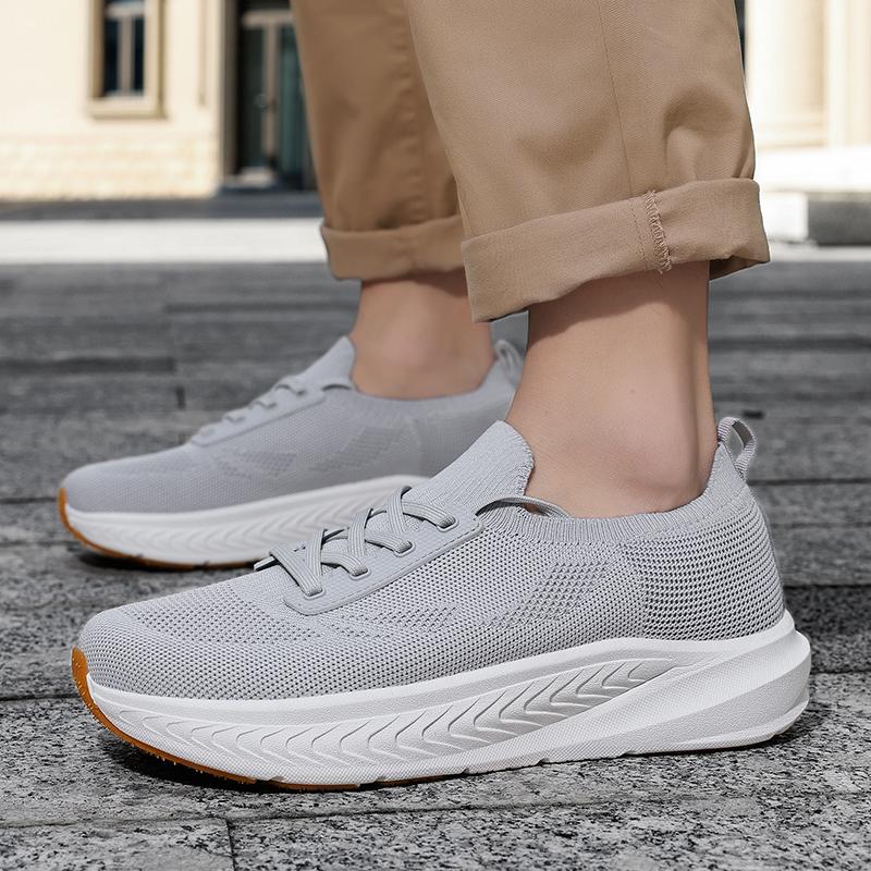 Fashion Outdoor Running Shoes Men Casual Shoes Breathable Lightweight Soft Zero Drop Sole Barefoot Wide-toed Shoes Men Sneakers