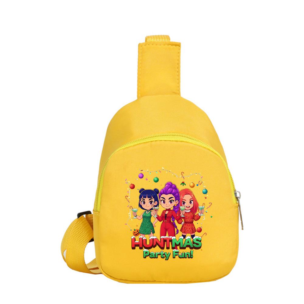 K-Pop Demon Hunters Printed Shoulder Bag Crossbody Bag Kawaii Portable Compact Storage Bag Crossbody Pouch Kid Birthday Christmas Gift