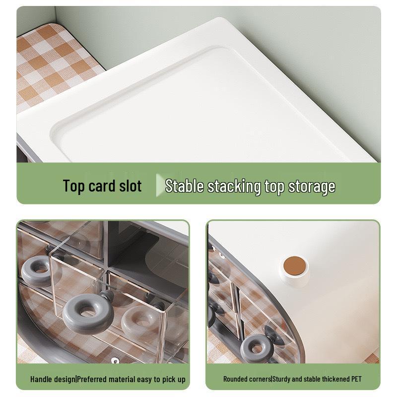 Desktop Multi-Purpose Organizer: Dorm, Cosmetics, Stationery, Hair Ties & Jewelry Storage Box