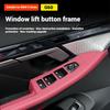 Car Inner Door Handle Stickers For BMW 5 Series G60 i5 2025 2025 Window Switches Panel Pull Cover ABS Leather Front  Accessor