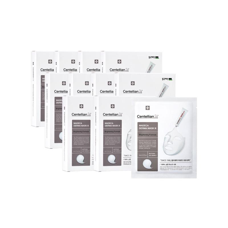Derma Maska 3 Formuła Rozjaśniająca (Intensywne wybielanie) 10 pudełek (100 arkuszy)